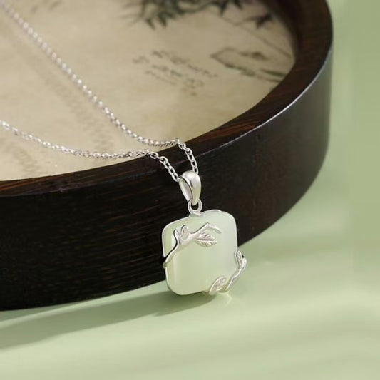 Latest simple s925 necklace zircon star crescent moon tag pendant wholesale fine jewelry necklace