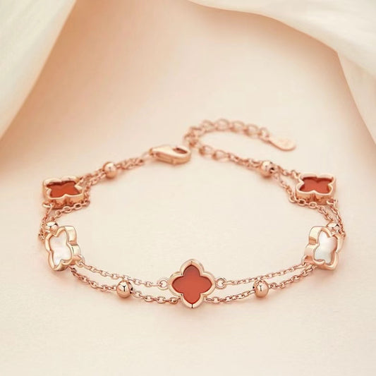 Hot selling Letter 925 Sterling Silver Chain bracelet Adjustable Bracelet for women