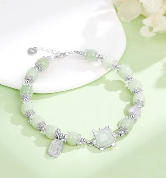 Hot Sale Fashion Labradorite Bracelet Natural Stone Beads Bracelet for Women and Girls