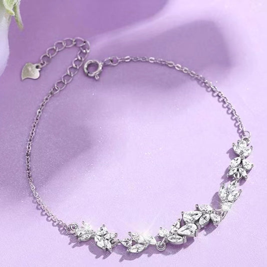 Hand Made Women Tiny Moonstone Adjustable Natural Stone Gemstone Jewelry Handmade Faceted Round Stone Beads Bracelet